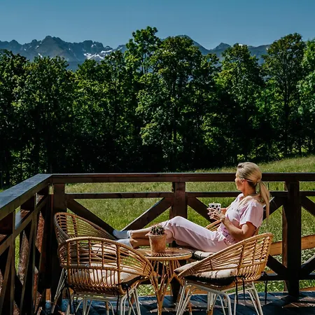 בית נופש Jurta Na Wypasie - Luksusowy Namiot Z Widokiem Na Gory - Jacuzzi, Sauna, Split Ac, Private, Star View *