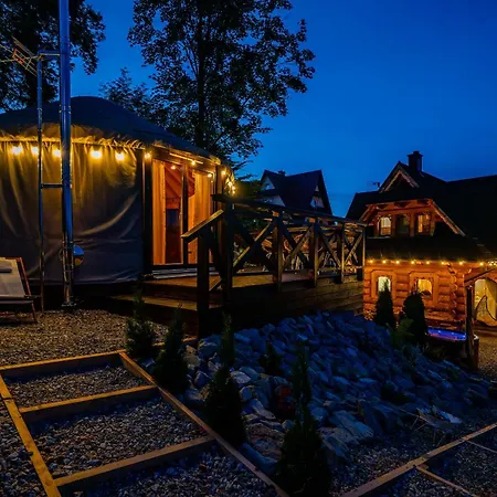 Jurta Na Wypasie - Luksusowy Namiot Z Widokiem Na Gory - Jacuzzi, Sauna, Split Ac, Private, Star View בית נופש *