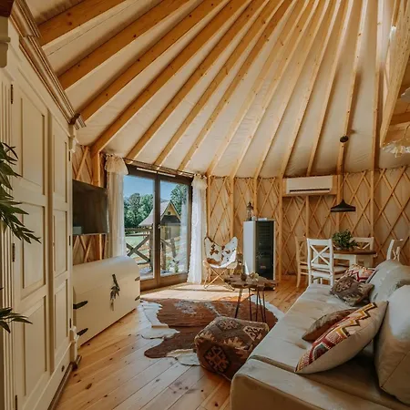 Jurta Na Wypasie - Luksusowy Namiot Z Widokiem Na Gory - Jacuzzi, Sauna, Split Ac, Private, Star View *