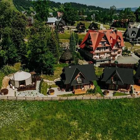 בית נופש Jurta Na Wypasie - Luksusowy Namiot Z Widokiem Na Gory - Jacuzzi, Sauna, Split Ac, Private, Star View