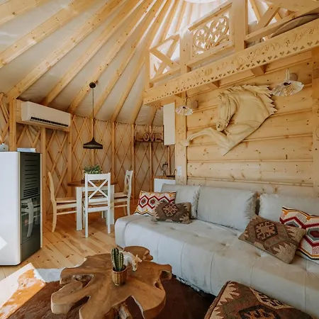 Jurta Na Wypasie - Luksusowy Namiot Z Widokiem Na Gory - Jacuzzi, Sauna, Split Ac, Private, Star View